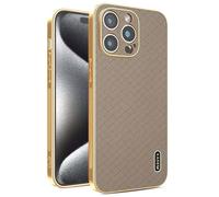 YUECXIN Coque pour Honor 600 5G, Motif Nuages Porte-Bonheur Élégant, Cadre Métallique Premium, Étui Housse Ultra-Fin Antichoc Texturé en TPU Souple, Kaki