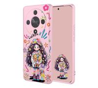 YUECXIN Coque pour Honor Magic6 Lite 5G/Magic 6 Lite, Mode Motif Très Mince Doux Silicone Liquide Soyeux Étui, Premium Antichoc TPU Bumper Protection Complète du Corps Housse. Jolie Fille