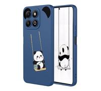 YUECXIN Coque pour Honor X6b 4G, Mode Motif Très Mince Doux Silicone Liquide Soyeux Étui, Premium Antichoc TPU Bumper Protection Complète du Corps Housse. Panda