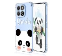 YUECXIN Coque pour Honor X6b 4G, Très Mince Doux Transparent Premium Antichoc Anti-Chute TPU Bumper Silicone Housse, Mode Délicat Élégant Motif Étui, A02