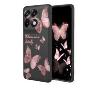 YUECXIN Coque pour Motorola Edge 70 Pro, Mode Motif Très Mince Doux Silicone Liquide Soyeux Étui, Premium Antichoc TPU Bumper Protection Complète du Corps Housse. HuDie