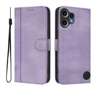 YUECXIN Coque pour Nothing CMF Phone 2 Pro, Housse en Cuir Premium PU Portefeuille Étui, Fentes pour Cartes/Fermoir Magnétique/Stand Fonction Flip Antichoc Coque. Violet