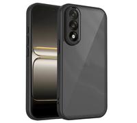 YUECXIN Coque pour OnePlus Nord 5 5G, Housse Givré Grade-Militaire Antichoc Ultra Mince Anti-Empruntes, Étui Rayures Digitales Dos, Noir-Mat