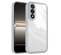 YUECXIN Coque pour OnePlus Nord 5 5G, Housse Givré Grade-Militaire Antichoc Ultra Mince Anti-Empruntes, Étui Rayures Digitales Dos, Gris