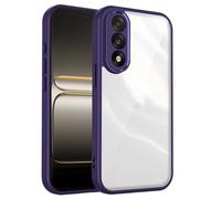 YUECXIN Coque pour OnePlus Nord 5 5G, Housse Givré Grade-Militaire Antichoc Ultra Mince Anti-Empruntes, Étui Rayures Digitales Dos, Violet