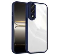 YUECXIN Coque pour OnePlus Nord 5 5G, Housse Givré Grade-Militaire Antichoc Ultra Mince Anti-Empruntes, Étui Rayures Digitales Dos, Bleu