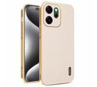 YUECXIN Coque pour Oppo Reno 14 FS (Oppo Reno 14F 5G/4G), Protection Complète de l'Objectif de Caméra, Housse Galvanoplastie sur Quatre Côtés de Antichoc Bumper Cover Case, Or