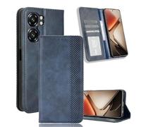 YUECXIN Coque pour Oukitel C58 Pro/Oukitel C58, Retro Design Premium PU Portefeuille Étui [Fentes pour Cartes] [Fermeture Magnétique] [Stand Fonction] Antichoc Housse, Bleu