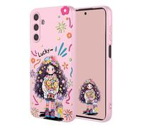 YUECXIN Coque pour Samsung Galaxy A55 5G, Mode Motif Très Mince Doux Silicone Liquide Soyeux Étui, Premium Antichoc TPU Bumper Protection Complète du Corps Housse. Jolie Fille