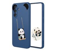 YUECXIN Coque pour Samsung Galaxy S26+ Plus, Mode Motif Très Mince Doux Silicone Liquide Soyeux Étui, Premium Antichoc TPU Bumper Protection Complète du Corps Housse. Panda