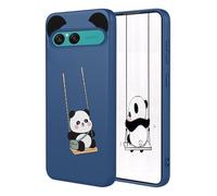 YUECXIN Coque pour Sony Xperia 10 VII, Mode Motif Très Mince Doux Silicone Liquide Soyeux Étui, Premium Antichoc TPU Bumper Protection Complète du Corps Housse. Panda