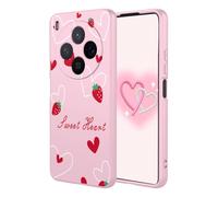 YUECXIN Coque pour Vivo X300, Mode Motif Très Mince Doux Silicone Liquide Soyeux Étui, Premium Antichoc TPU Bumper Protection Complète du Corps Housse. AiXin