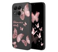 YUECXIN Coque pour Xiaomi 15T Pro, Mode Motif Très Mince Doux Silicone Liquide Soyeux Étui, Premium Antichoc TPU Bumper Protection Complète du Corps Housse. HuDie