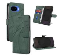 YUECXIN Cuir Coque pour Google Pixel 10a 5G, Housse en Cuir Premium PU Flip Portefeuille, avec Support/Fentes pour Cartes/RFID Blocage TPU Silicone Antichoc Étui. Vert