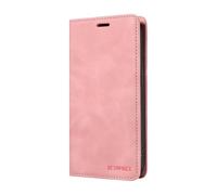 YUECXIN Étui de Luxe pour Xiaomi 17T 5G, Coque Portefeuille en Cuir PU Antichoc avec Support Magnétique & Housse avec Protection RFID Anti-vol, Rose