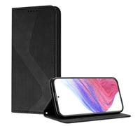 YUECXIN Étui pour Xiaomi Redmi A7 Pro 4G/POCO C85X 5G, Housse en Cuir PU de Qualité avec [Fentes pour Cartes] [Fonction Support] [Fermeture Magnétique] Coque Portefeuille Flip Case, Noir