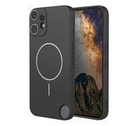 YUECXIN Magnétique Coque pour Nothing CMF Phone 2 Pro Compatible avec la Charge sans Fil Magsafe, Très Mince Doux Silicone Liquide Étui, Antichoc TPU Bumper Housse. Noir