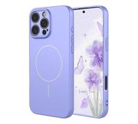 YUECXIN Magnétique Coque pour Nothing CMF Phone 3 Pro Compatible avec la Charge sans Fil Magsafe, Très Mince Doux Silicone Liquide Étui, Antichoc TPU Bumper Housse. Violet