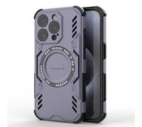 YUECXIN Magnetique Coque pour Vivo V50 5G Compatible avec Magsafe, Housse Étui de Protection Antichoc de Qualité Militaire avec Airbags aux Quatre Coins. Violet