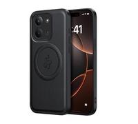 YUECXIN Magnétique Coque pour Xiaomi Redmi 15C 5G/15C 4G/Poco C85 Compatible avec Magsafe, Étui Dos Antirayures Élégant en Cuir PU Texturé, Housse Très Mince Bumper TPU Antichoc. Noir