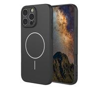 YUECXIN Magnétique Coque pour ZTE Nubia RedMagic 11 Air Compatible avec la Charge sans Fil Magsafe, Très Mince Doux Silicone Liquide Étui, Antichoc TPU Bumper Housse. Noir