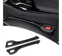 YUEDAM Remplisseur D'espace Siège Voiture pour Audi Q2 2017-2024 The Upper Layer Has a Net Bag on The Left Side, 2 pièces Siège de Voiture Gap Filler Pad Bouchon D'éCart Anti-Fuite Accessoires