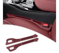 YUEDAM Remplisseur D'espace Siège Voiture pour Audi Q2 2017-2024 The Upper Layer Has a Net Bag on The Left Side, 2 pièces Siège de Voiture Gap Filler Pad Bouchon D'éCart Anti-Fuite Accessoires