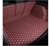 YUEDAM Tapis De Coffre Voiture pour VW Tiguan II Allspace 7-Seat 2017-2020 2021 2022 2023 2024, Cuir PU Protection Coffre Voiture Et Anti-Usure Entièrement Entouré Tapis Coffre Voiture, D/Red