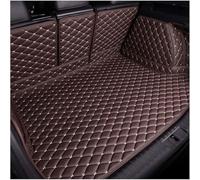 YUEDAM Tapis De Coffre Voiture pour VW Touareg 2019 2020 2021 2022 2023, Cuir PU Protection Coffre Voiture Et Anti-Usure Entièrement Entouré Tapis Coffre Voiture, G/Brown