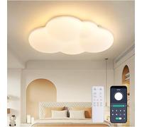 YUEEU Plafonnier LED Nuage Led Plafond Plafonnier Enfant, 50CM 3000K - 6000K Lampe Plafond Led Luminaire Plafonnier éclairage de Plafond Chambre bébé