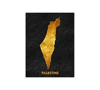 Yuefa Art Peinture sur toile moderne toile imprimée mur Artork Palestine affiche peinture moderne décoration de la maison photos pas de cadre pour salon-40x60 cm