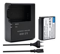 YUEFANSEN Batterie LP-E10 & Chargeur LC-E10 Kit 2200mAh | Compatible avec Canon EOS 1500D 4000D 1300D 1200D 1100D Rebel T7 T6 T5 T3 Kiss X90 X80 X70 X50