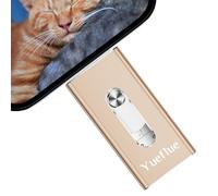 Yueflue Cle USB 128 Go, 3 en 1 Clé USB pour Téléphone Portable, Mémoire Externe pour Stocker Plus de Photos et de Vidéos. Clé pour i0S/Android/PC, Pas Besoin de Télécharger l'application.