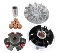 yuegu Kit variateur for scooter avec galet de course 18 x 14 mm 12 g et poulie d'entraînement fixe, compatible les moteurs 4 temps ARN125 F-Act125 Focus125 Matrix125 Zahara125 yuegu