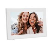 YUEHISY 10.1 '' Crame Photo Numérique WiFi - Écran Tactile HD 1280x800, Mémoire de 32 Go, Part à Distance D'application, Planificateur de Calendrier Multifonctionnel, pour (Prise UE)