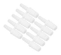 YUEHISY 10 Pièces Raccord de Tuyau PE Connecteur Barb Réducteur Joint | Différents diamètres aux deux extrémités pour des débits stables, Matériau PE sans odeur ni impuretés, Pour tube de pompe