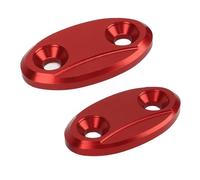 YUEHISY 2 Pièces Rétroviseur Moto Base Couvercle Alliage D'Aluminium