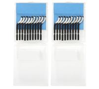YUEHISY 20 Pièces Tête de Coupe de Remplacement de Lame de Couteau de Coupe pour Gratter le Fer en Plastique PVC BS1010, Puisque l'outil Utilise des Bords de Affûtés, l'outil Est de Petite Taille,