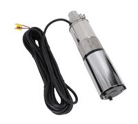 YUEHISY 260W Puits Profond Pompe Submersible 1,2m³/h 40m Hauteur Acier | Batterie 24 V ou panneau solaire 300 W, corps en acier inoxydable avec fil moteur en cuivre pur.