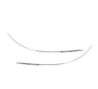 YUEHISY 2pcs Pare-Chocs Avant Inférieur Garniture Moulure Chrome 204 885