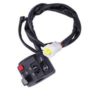 YUEHISY 7 8in Commutateur de Guidon Moto Bouton Klaxon Phare Clignotant