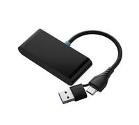 YUEHISY Adaptateur Automobile sans Fil Carplay, 2 en 1 Convertisseur Automobile câblé à Wireless, avec 2 Ports, Conception Compacte, Prise et Jeu, sans Retard