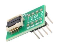 YUEHISY Adaptateur de Prise de Programmeur WSON8/QFN8/MLF8/DFN8 à DIP8, Convertisseur de Rodage de Test de Programmation de Puce 6x5mm pour Programmeur IC