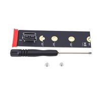 YUEHISY Adaptateur M.2 vers OCuLink, PCIe 4.0 X4 | 94V0 FR4 et plaqué or, Bande Passante de 64 Gbit/s, Montage Vertical Multi-tailles, Extension EGPU et U.2, Large Plage de