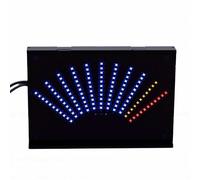 YUEHISY Affichage du spectres Musical, Lumière de Rythme LED VU Meter, Visualiseur en Forme D'éventail, Activation du Son, Alimentation USB D'entrée 3,5 Mm, pour Party Bar KTV