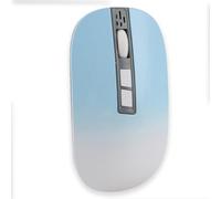 YUEHISY AI Mouse for PC Ordinateur Portable, Chatppt AI Mouse Voice activé, Souris Ergonomique Rechargeable Intelligente avec Un résumé en Temps Réel (Lac Bleu)