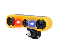 YUEHISY Alarme de Lumière Sonore Infrarouge Solaire, Alarme Visuelle Audible Ip65, 129 DB 13 Sons 4 Modes, Capteur de Mouvement, pour la sécurité de la Cour de la Ferme Ranch