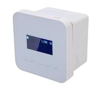 YUEHISY Amplificateur Mural Bluetooth Intelligent, Amplificateur de Musique à 2 Canaux avec écran LCD de 1,7 Pouces avec Télécommande IR sans Fil, pour MP3 WMA WAV AAC Ape (White)