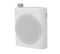 YUEHISY Amplificateur Vocal sans Fil, Système de Sonorisation Portable Bluetooth 5.4 15 W, avec Micro à Pince Magnétique, pour Parler/visites/Yoga/Fitness/entraîneurs (White)
