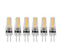 YUEHISY Ampoules LED G4 2 W à Culot à Deux Broches à intensité Variable, Blanc Chaud 2 700 K, 200 Lm, 12-24 V AC DC, Lot de 10 Verres Anti-scintillements avec Dissipation Thermique à 360°, Longue